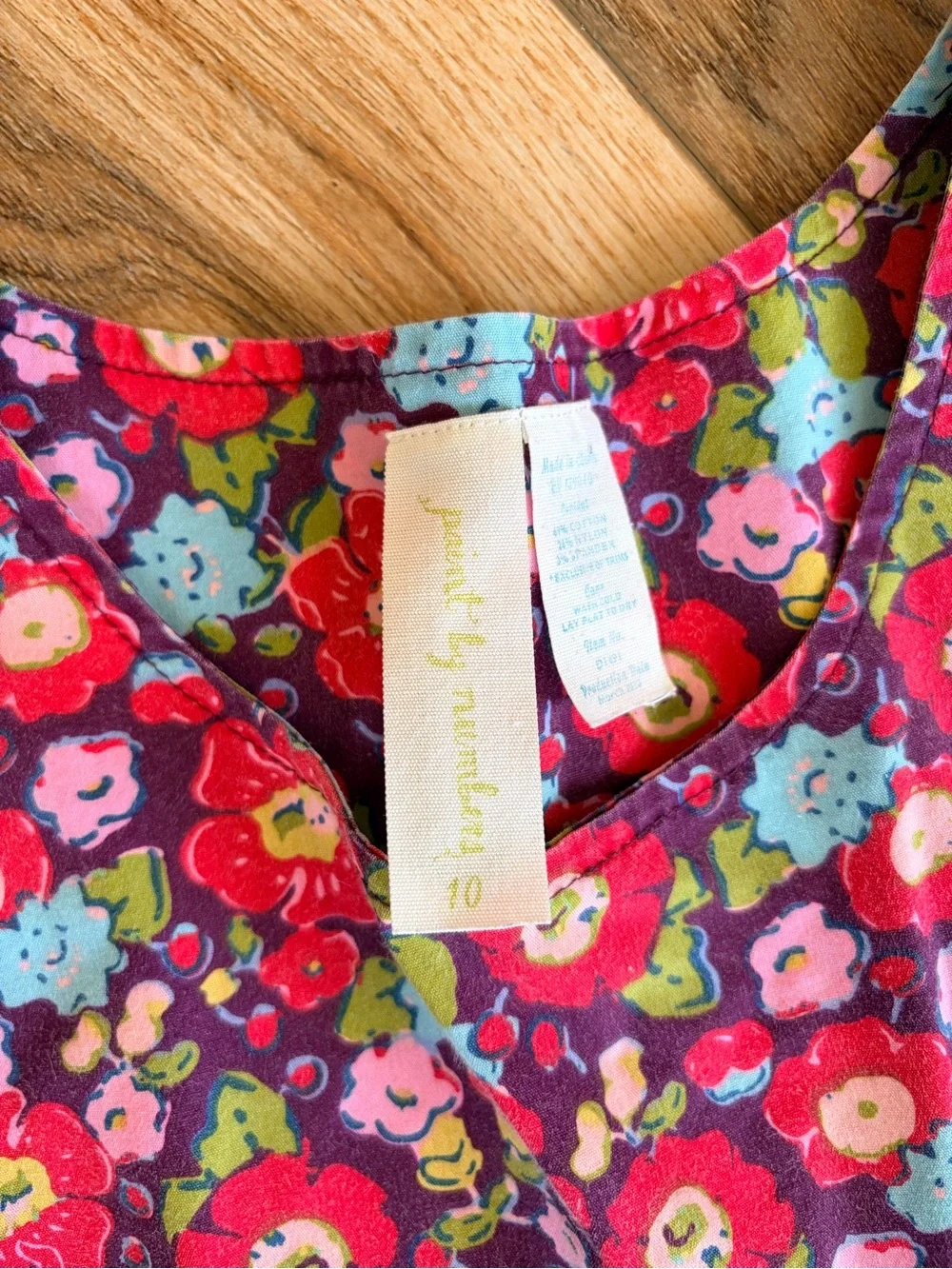Matilda Jane Girls' Tiered Multi-Print Summer Dress - Floral, Green & Navy